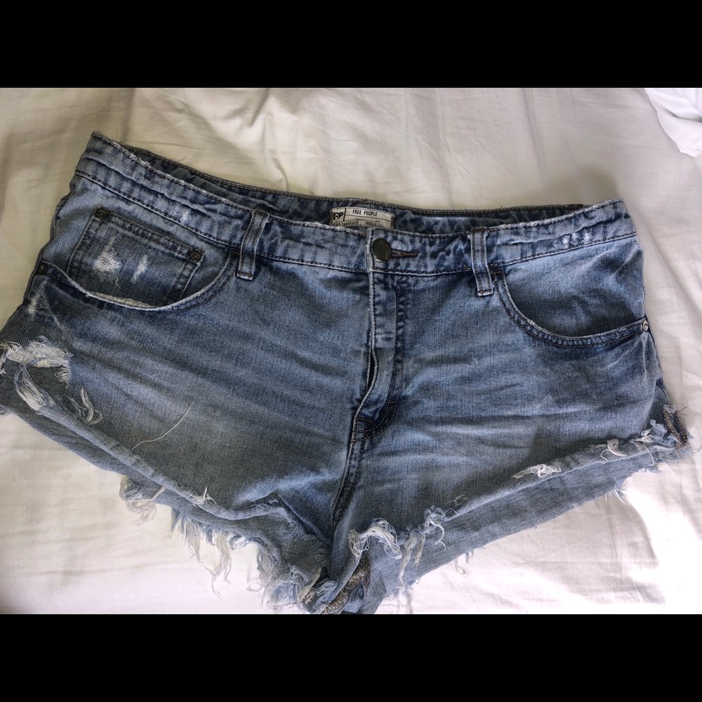 Free People Denim Shorts